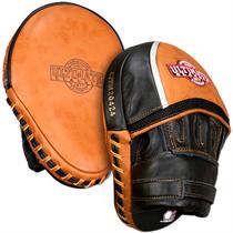 Panther Curved Leather Mitts
